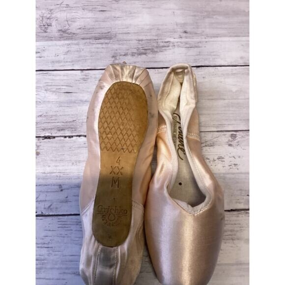 Country Club Chic Grishko Fouette Pointe Ballet Shoe Size 4XX Pink - Picture 3 of 5